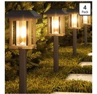 Xmcosy+ Solar Pathway Lights Outdoor, 25 Lm Led Garden Seed Glass 4 Pack New. Price: $49.00.