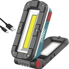 Sunrei Led Rechargeable Magnetic Cob Work Light, 1100 Lumens, Mechanic New. Price: $50.98.