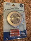 Key & Castle Puck Light 3 Led Self Adhesive Battery Powered Under Cabinet New. Price: $5.99.