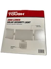 Hyper Tough 2000LM Solar Led Outdoor Security Light Motion Sensor Warm White New. Price: $30.00.