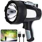 Rechargeable Spotlight Flashlight, 99,000 Lumen Super Bright Led Wi... New. Price: $72.42.