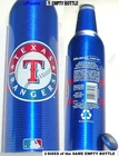 2008 Texas Rangers Aluminum Bottle-can Mlb Pro Baseball Tx Sports Bud Light Beer Used. Price: $19.25.