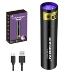 Darkbeam Uv Flashlight 395NM Blacklight, Mini But Powerful Woods Lamp Usb- New. Price: $16.65.