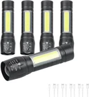 5 Pack Mini Small Pocket Led Flashlight Usb-c Rechargeable High Lumens Bright New. Price: $25.58.