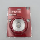 Craftsman 200 Lumen Led Magnetic Puck Light Battery Powered 1CMST98187 New. Price: $12.99.
