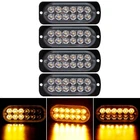 Seisso 4-PACK Amber Strobe Lights Vehicles Pieces, 12-LED New. Price: $50.60.