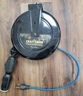 Craftsman Retractable Extension Cord Reel 83908 30 Ft. W/ Bulb Socket & Outlet Used. Price: $49.99.
