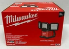 Milwaukee 2368-20 Dual Power Triple Panel Flood Light 4,500 Lumens M18 Volt New. Price: $149.95.