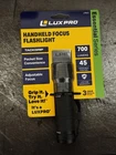 Luxpro LP843 Handheld Focus Flashlight 700LUMEN Used. Price: $14.99.