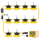 3 Prong Outdoor Led String Lights With Switch: 100FT 100W 11000LM Etl Certifi... New. Price: $88.53.