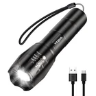 Yxqua Usb Rechargeable Flashlights, 8381 High Lumens Flashlight, Black New. Price: $20.23.