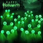 Vihose Pack 36 Led Green Solar Halloween Ghost Pathway Lights Outdoor New. Price: $20.54.