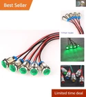 High Brightness Green Led Indicator Lights 5PCS Ac/dc 12-24V Waterproof Design New. Price: $19.99.