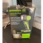 Greenworks 24V Led Flashlight 200 Lumens Pivoting Head WLG305 Open. Price: $25.00.