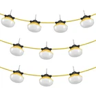 Uimoso 100FT Worksite String Lights 100W 10000LM Durable And Waterproof New. Price: $66.99.