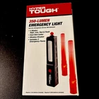 Hyper Tough 350-LUMEN Led Emergency Light, 4 Modes, Window Breaker, 2 Flares New. Price: $15.88.