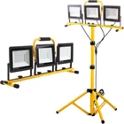 22000 Lumen Work Lights With Stand, 3 Portable Adjustable Head, Yellow New. Price: $115.83.