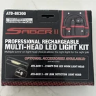 New Saber Ii Professional Rechargeable Multi-head Led Light Kit Atd Tools 80300. Price: $64.98.
