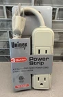 Uninex International 3-OUTLET Power Strip Ft Grounded Cord, 13A 125V 1625W New. Price: $14.71.