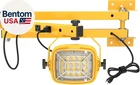 50W Led Loading Dock Light With 40" Folding Double Arm, Built-in Receptacle 7000 New. Price: $246.84.