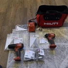 Hilti 2H-A 3/8" Hammer Drill And Sfd 2-A12 Driver Battery Charger Bag New. Price: $399.00.