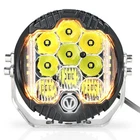 Ekxap 7 Round Led Offroad Light With Drl, 90W Driving Inch, White New. Price: $69.59.