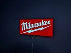 Milwaukee Led Light Box Sign - Tool Wall Art Garage Home Decor New. Price: $34.99.