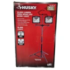 Husky Twin Head Led Work Light 10000 Lumens Tripod K40189Y 1003989701 Open. Price: $81.99.