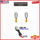 (2 Pack ) Cob 240 Lumens Trouble Flashlight Work Lamp, Hanging, Magnetic New. Price: $25.80.