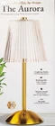 Bell Howell Aurora 11.6 In. Brushed Gold Rechargeable Led Table Lamp, Usb Port New. Price: $6.99.