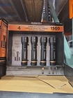 Duracell Rechargeable Durabeam Ultra 1500 Lumens Hybrid Flashlight 4-PACK New. Price: $50.00.