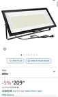 Gopretty 800W Led Flood Light Outdoor Waterproof IP66 With Plug 6000K Used. Price: $125.00.
