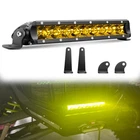 Chelhead Utv Led Light Bar, 11 Inch Single Row Yellow SPOT-1 Pc, New. Price: $45.99.