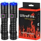 Ultrafire Powerful 365NM Uv Flashlight Rechargeable Led Blacklight, Multi-f... New. Price: $40.82.