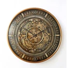 Bronze Tones Moving Gears With Seconds Display Wall Clock #BM-WC1103 New. Price: $208.61.