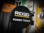 Ridgid Round Led Light Box Usb Powered Tool Shop Sign Rgb Option New. Price: $54.99.