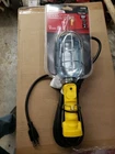 Autocraft Work Light With Outlet 75W/120V 25FT Cord Hanging Hook No Bulb New. Price: $19.99.