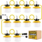 100FT Construction String Lights: 3 Prong 150W Ultra-bright 21000 Lumens Etl Lis New. Price: $159.93.