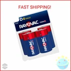 Rayovac Fusion D Batteries (4 Pack), Alkaline Cell New. Price: $9.93.