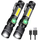 Hoxida Flashlight Usb Rechargeable, Magnetic Led 2PACK New. Price: $38.76.