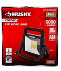 Husky 6000 Lumen Led Portable Corded Work Light Open. Price: $29.99.