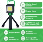 Litezall 2000 Lumen Rechargeable Work With Stand Tripod Light, Tower New. Price: $48.99.
