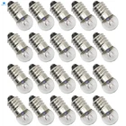 Mini Screw Base Light Bulbs Sqxbk 20PCS E10 0.3A Dc 2.5V, Warm White New. Price: $14.15.
