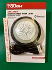 Hyper Tough 500-LUMEN Rechargeable Work Light Bluetooth Speaker Black Free Ship New. Price: $26.99.
