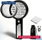Mlogiroa Magnifying Glass With Light, 6X/9X Detachable Lens (up To 15X), Led & New. Price: $41.78.