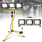 Jdzkomke 21000LUMENS Led Work Lights With Stand, 3 Adjustable Yellow New. Price: $120.66.