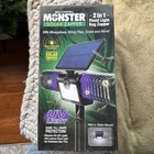 Bell+howell Monster Solar Zapper 2-IN-1 Flood Light/ Bug Motion Activated New. Price: $17.99.