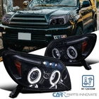Fits 2003-2005 Toyota 4RUNNER Smoke Led Halo Projector Headlights Lamps L+r New. Price: $173.95.
