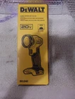 Dewalt 20V Max Pivoting, Cordless Led Work Light/flashlight (DCL040) New. Price: $33.99.