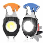 Cob Keychain Work Flashlight - Rechargeable Multitool Camping Fire Star... New. Price: $20.11.